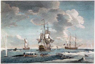 Grönland-Fischerei, graviert von John Boydell (1719-1804) 1754 von Charles (after) Brooking