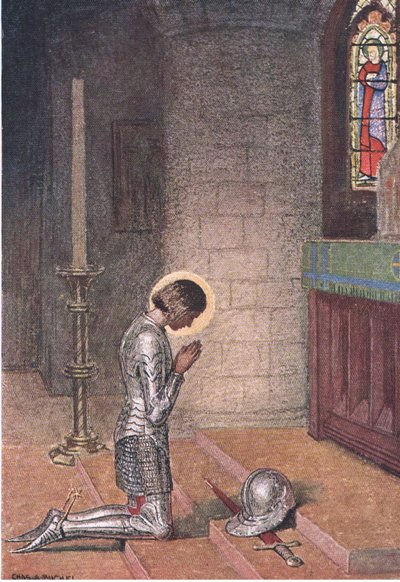 Vor dem Altar, aus Die Geschichte von Jeanne D