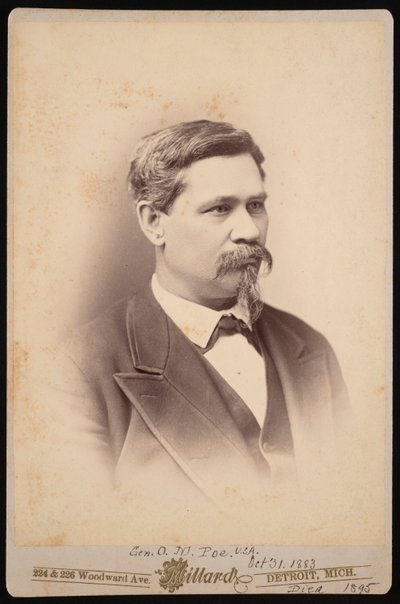 Porträt von Orlando Metcalfe Poe 1832-1895, 31. Oktober 1883 von Charles A Millard