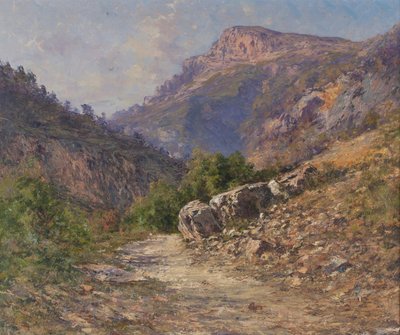 Bergpfad im Vercors, 1917 von Charles Alexandre Bertier