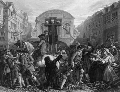 Daniel Defoe im Pranger von Charles Armytage