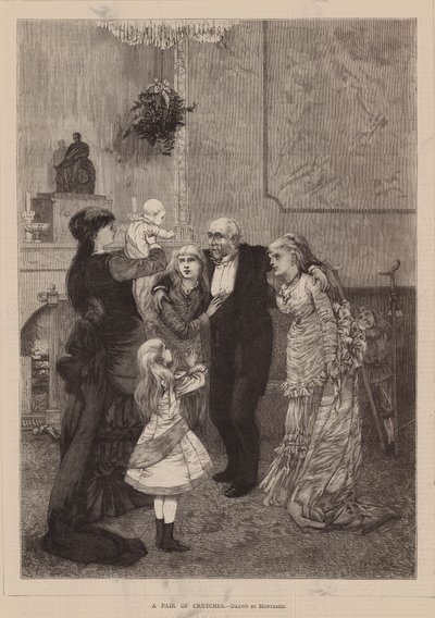 Ein Paar Krücken von Charles Auguste (1841-1905) (after) Loye