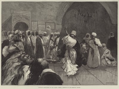 Heulende Derwische im alten Kairo von Charles Auguste Loye