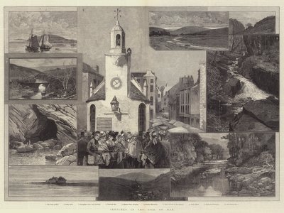 Skizzen auf der Isle of Man von Charles Auguste Loye