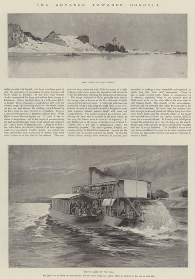 Der Vormarsch nach Dongola von Charles Auguste Loye