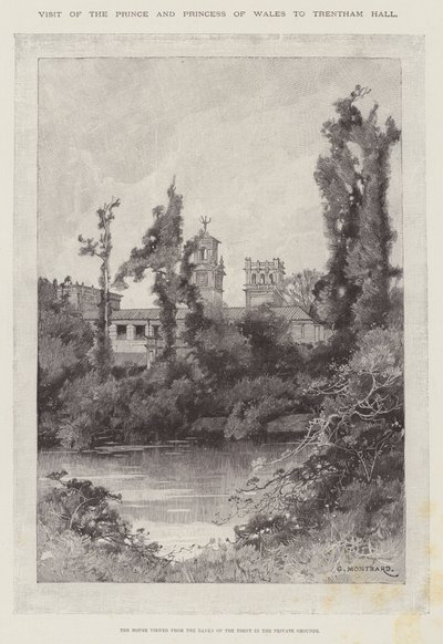Besuch des Prinzen und der Prinzessin von Wales in Trentham Hall von Charles Auguste Loye
