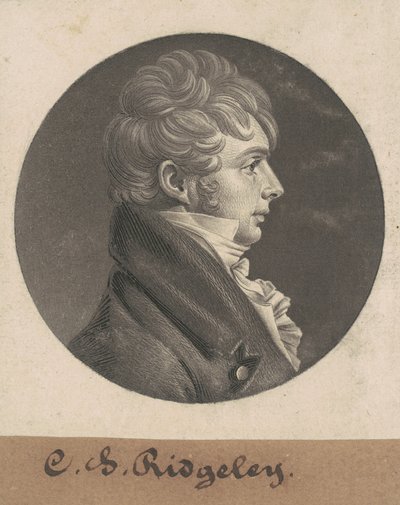 Charles Sterett Ridgely von Charles B. J. Févret de Saint Mémin