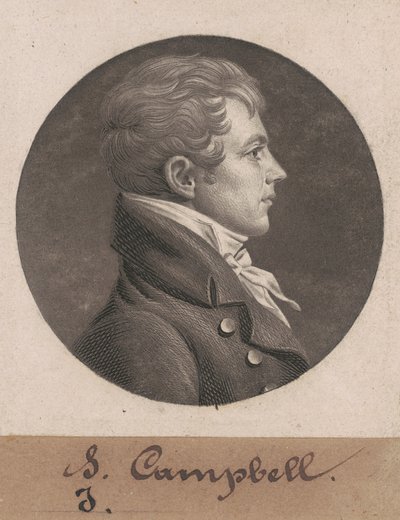 Levin Hicks Campbell von Charles B. J. Févret de Saint Mémin