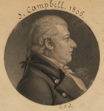 John Campbell von Charles Balthazar Julien Févret de Saint-Mémin