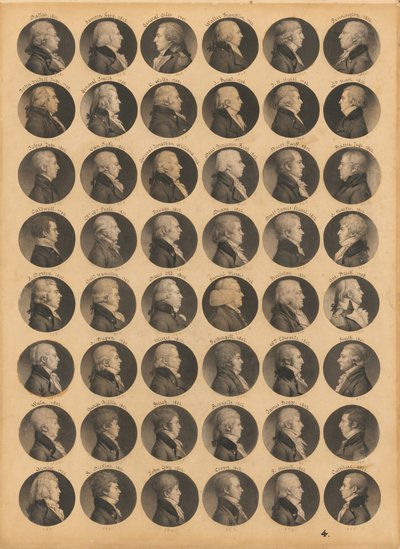 Saint-Mémin Folio 4 von Charles Balthazar Julien Févret de Saint-Mémin