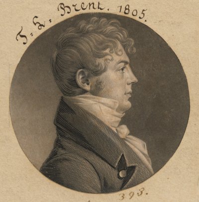 Thomas Ludwell Lee Brent von Charles Balthazar Julien Févret de Saint-Mémin