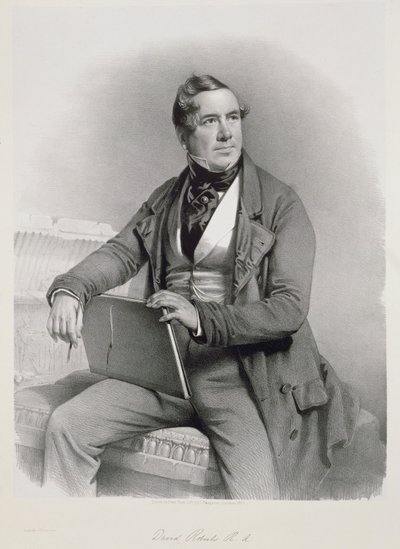 Porträt von David Roberts, Frontispiz zu Band I von 