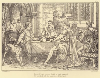 Illustration zu Lara, Eine Erzählung von Lord Byron von Charles Bell Birch