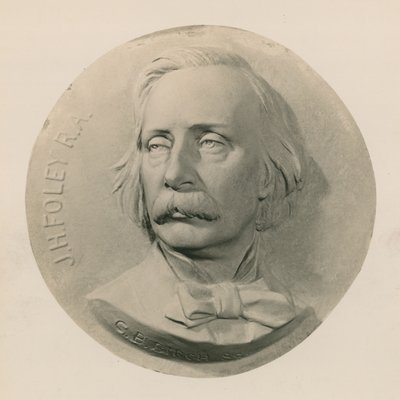 Reliefskulptur des Bildhauers John Henry Foley von Charles Bell Birch