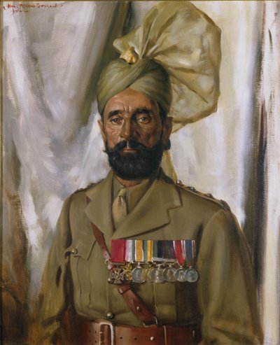 Subadar Khudadad Khan VC, 10. Baluch Regiment, ca. 1914-35 von Charles Bevan