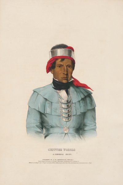 Chittee Yoholo - Ein Seminolen-Häuptling von Charles Bird King