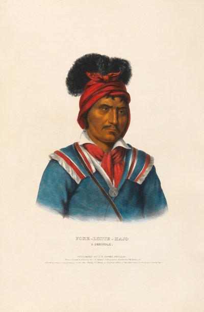 Foke-Luste-Hajo - Ein Seminole von Charles Bird King