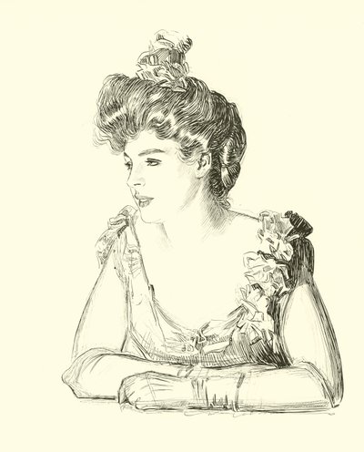 Illustration für Die Gesellschaftsleiter von Charles Dana Gibson