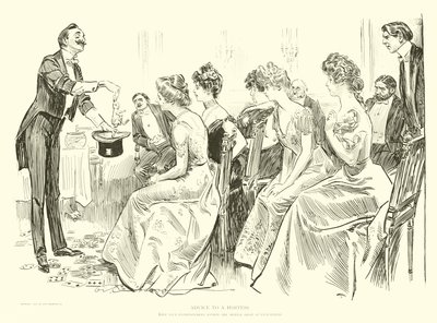 Illustration für Die Gesellschaftsleiter von Charles Dana Gibson