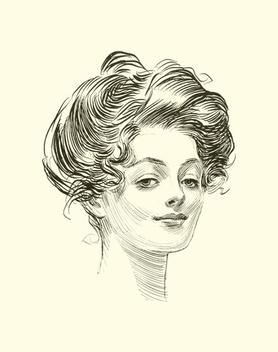 Illustration für Die Gesellschaftsleiter von Charles Dana Gibson
