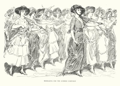Mobilisierung für die Sommerkampagne von Charles Dana Gibson