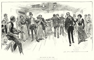 Die Salons von New York, ein Abend mit dem Gentlemen