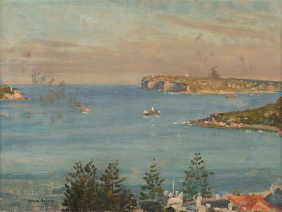 Blick auf Sydney Heads vom Norden der Stadt von Charles David Jones Bryant