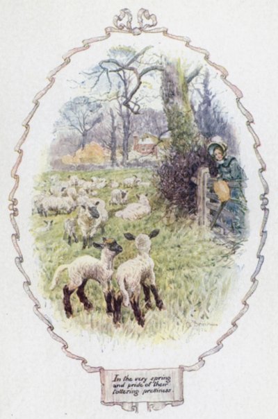 Im Frühling und Stolz ihrer wankenden Schönheit von Charles Edmund Brock