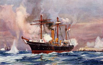 Gut gemacht, Condor. Die Bombardierung von Alexandria (1882) von Charles Edward Dixon