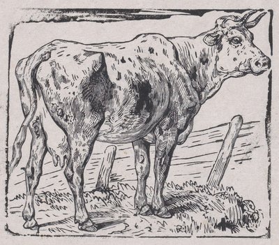 Eine Kuh, ca. 1853 von Charles Emile Jacque