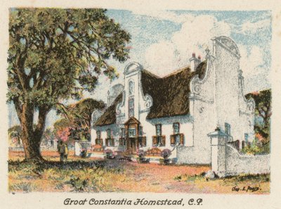 Südafrika: Groot Constantia Anwesen, CP von Charles Ernest Peers