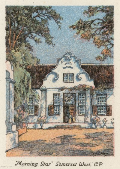 Südafrika: „Morgenstern“, Somerset West, CP von Charles Ernest Peers