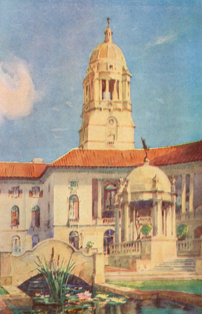 Union Building, Pretoria, das Amphitheater von Charles Ernest Peers