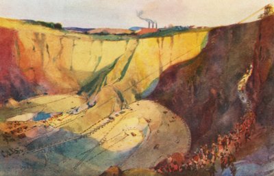 Wo der Cullinan-Diamant gefunden wurde, Premier Mine von Charles Ernest Peers