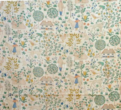 Das Haus, das Jack baute, hergestellt von Morton Sundour von Charles Francis Annesley Voysey