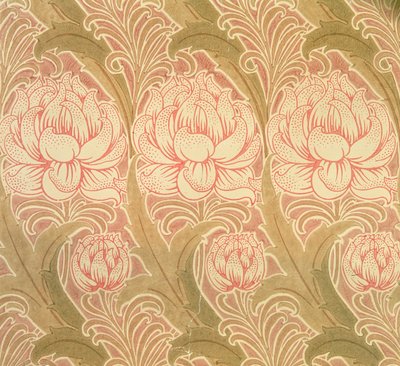 Tapete entworfen von Voysey, Viktorianisch von Charles Francis Annesley Voysey