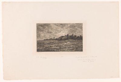 Landschaft mit weidendem Vieh und Kaninchen von Charles Francois Daubigny