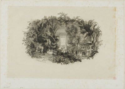 Der Wintergarten von Charles Francois Daubigny