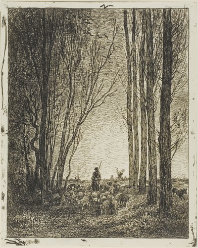 Rückkehr der Herde von Charles Francois Daubigny