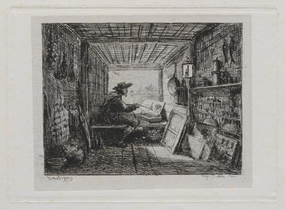 Die Bootsfahrt: Das Atelier auf dem Boot von Charles Francois Daubigny