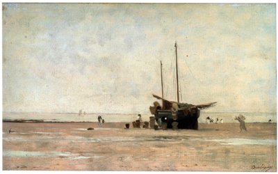 Die Küste, Ende der 1860er Jahre, frühe 1870er Jahre von Charles Francois Daubigny