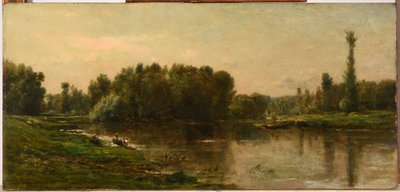 Die Ufer der Oise von Charles Francois Daubigny