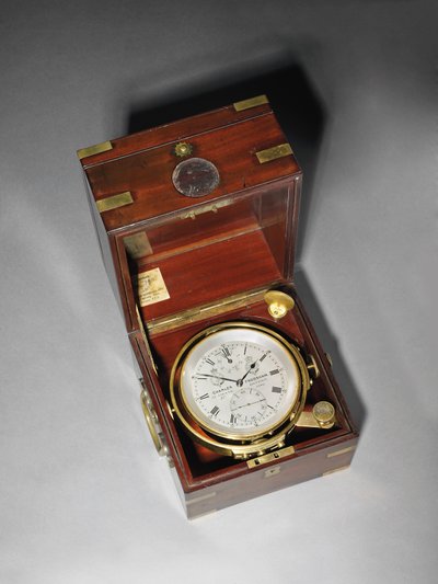 Ein viktorianischer Marinechronometer für zwei Tage mit Hartnup-Balance, ca. 1870 von Charles Frodsham