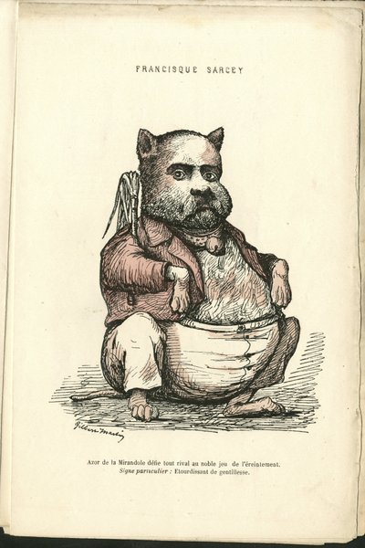 Illustration von Charles Gilbert-Martin (1839-1905) in Zeitgenössische Grimassen von Charles Gilbert Martin