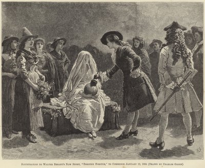 Illustration zu Dorothy Forster von Walter Besant von Charles Green