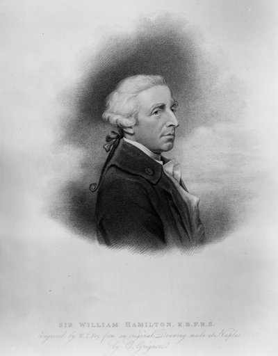 Sir William Hamilton, graviert von William Thomas Fry, 1817 von Charles Grignion