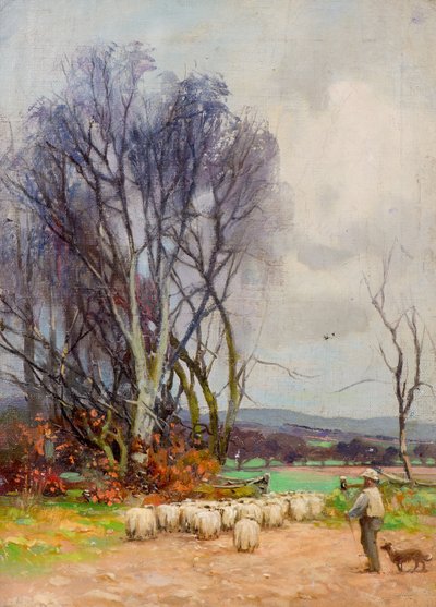 Blick von der Strathmartine Road, Downfield, Dundee von Charles Gustav Louis Phillips