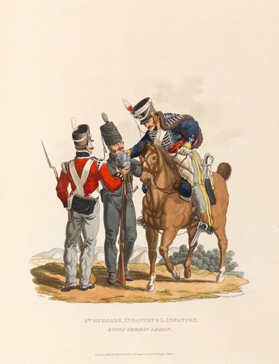3. Husaren, Infanterie und Leichte Infanterie. King