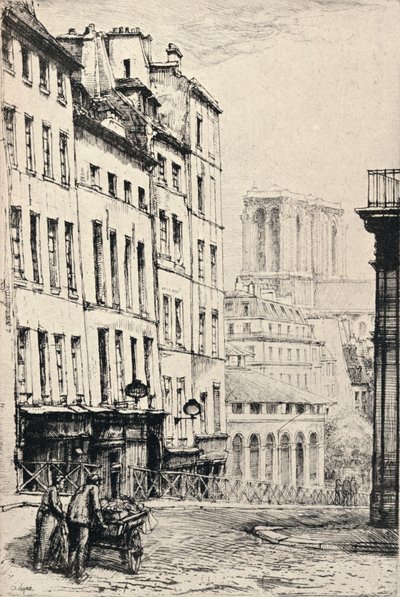Rue de la Montagne-Ste Genevieve, 1915 von Charles Heyman
