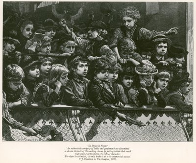 Setz dich nach vorne! Arbeiterkinder werden ins Theater eingeführt von Charles J. Staniland